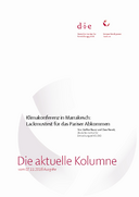 Klimakonferenz in Marrakesch: Lackmustest für das Pariser Abkommen
