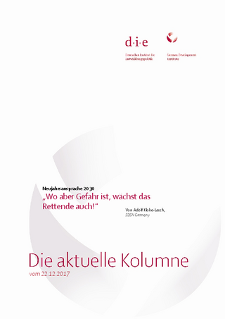 Cover: Die aktuelle Kolumne