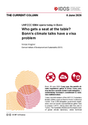 Who gets a seat at the table? Bonn's climate talks have a visa problem