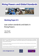 Low carbon standards and labels in rising powers