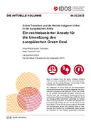 Ein rechtebasierter Ansatz für die Umsetzung des europäischen Green Deal