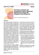 The future of climate and development finance: balancing separate accounting with integrated policy responses