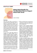 Making global benefits pay: the World Bank reform to support global public goods