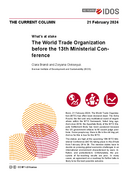 The World Trade Organization before the 13th Ministerial Conference