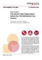 The World Trade Organization before the 13th Ministerial Conference