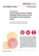 The European Union’s Global Gateway should reinforce but not replace its development policy