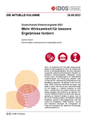 Mehr Wirksamkeit für bessere Ergebnisse fordern