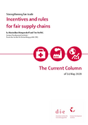 Incentives and rules for fair supply chains