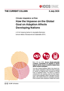 How the Impasse on the Global Goal on Adaption Affects Developing Nations