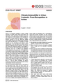 Climate (im)mobility in urban contexts: from recognition to action