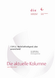 Cover: Die aktuelle Kolumne