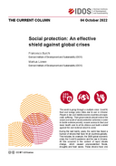 Social protection: An effective shield against global crises 