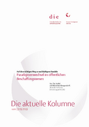 Paradigmenwechsel im öffentlichen Beschaffungswesen