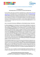 Cover: Veranstaltungsbericht des 14. Erweiterter Lenkungsausausschuss: It’s the governance,…! Nachhaltigkeitspolitik in der Architektur der nächsten Bundesregierung 