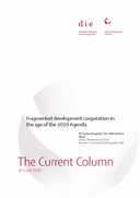 Fragmented development cooperation in the age of the 2030 Agenda