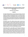 Cover: Concept Note: High-level Virtual Roundtable on Investment Facilitation for Development: The benefits and challenges of international investment facilitation frameworks for development for African economies