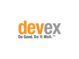 Logo: devex - Do good. Do it well.