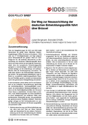 Der Weg zur Neuausrichtung der deutschen Entwicklungspolitik führt über Brüssel