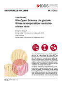 Wie Open Science die globale Wissenskooperation revolutionieren kann 