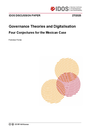 IDOS Discussion Paper Cover