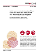 Cash-for-Work als Instrument des Wiederaufbaus in Syrien