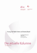 Trump, der Nahe Osten und Deutschland
