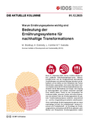 Bedeutung der Ernährungssysteme für nachhaltige Transformationen