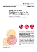 The Stakes Involved in the WTO Ministerial Conference