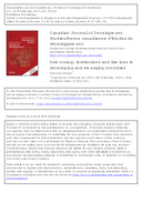 Democracy, institutions and famines in developing and emerging countries