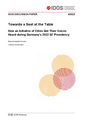 Towards a seat at the table: how an initiative of cities got their voices heard during Germany’s 2022 G7 presidency
