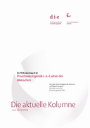 Privatisierungsrisiko zu Lasten der Menschen