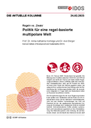 Politik für eine regel-basierte multipolare Welt