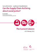 Can the Supply Chain Act bring about social justice?