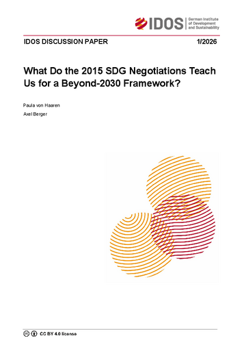 IDOS Discussion Paper Cover