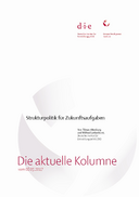 Strukturpolitik für Zukunftsaufgaben