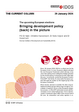 Cover: The Current Column of 29 January 2024 "Bringing development policy (back) in the picture" by Christine Hackenesch, Niels Keijzer und Svea Koch.