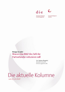 Warum das BMZ die Zahl der Partnerländer reduzieren will