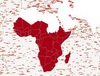 Image: Map of the African continent, Regional Expertise "International Cooperation with Africa"