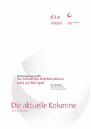 Die Zukunft des Multilateralismus steht auf dem Spiel