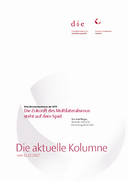 Die Zukunft des Multilateralismus steht auf dem Spiel