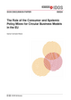Cover: Discussion Paper 3/2024 "The role of the consumer and systemic policy mixes for circular business models in the EU" von Hanna Fuhrmann-Riebel.