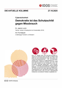 Demokratie ist das Schutzschild gegen Missbrauch