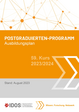 Cover: Ausbildungsplan des 59. Postgraduiertenkurses