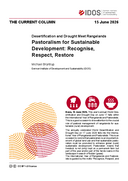 Pastoralism for Sustainable Development: Recognise, Respect, Restore