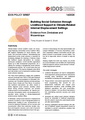 Building social cohesion through livelihood support in climate-related internal displacement settings: evidence from Zimbabwe and Mozambique