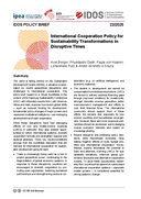 International cooperation policy for sustainability transformations in disruptive times