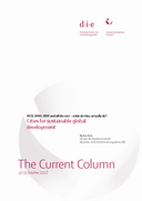 Cities for sustainable global development