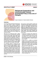 Refugee-led organisations and intersectionality: feminist development policy in the lives of refugees