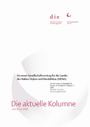 Ein neuer Gesellschaftsvertrag für die Länder des Nahen Ostens und Nordafrikas (MENA)