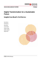 Digital transformation for a sustainable future: insights from Brazil's civil service